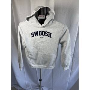 NWT Kids Nike "SWOOSH" Club Pull Over Hoodie Size Large